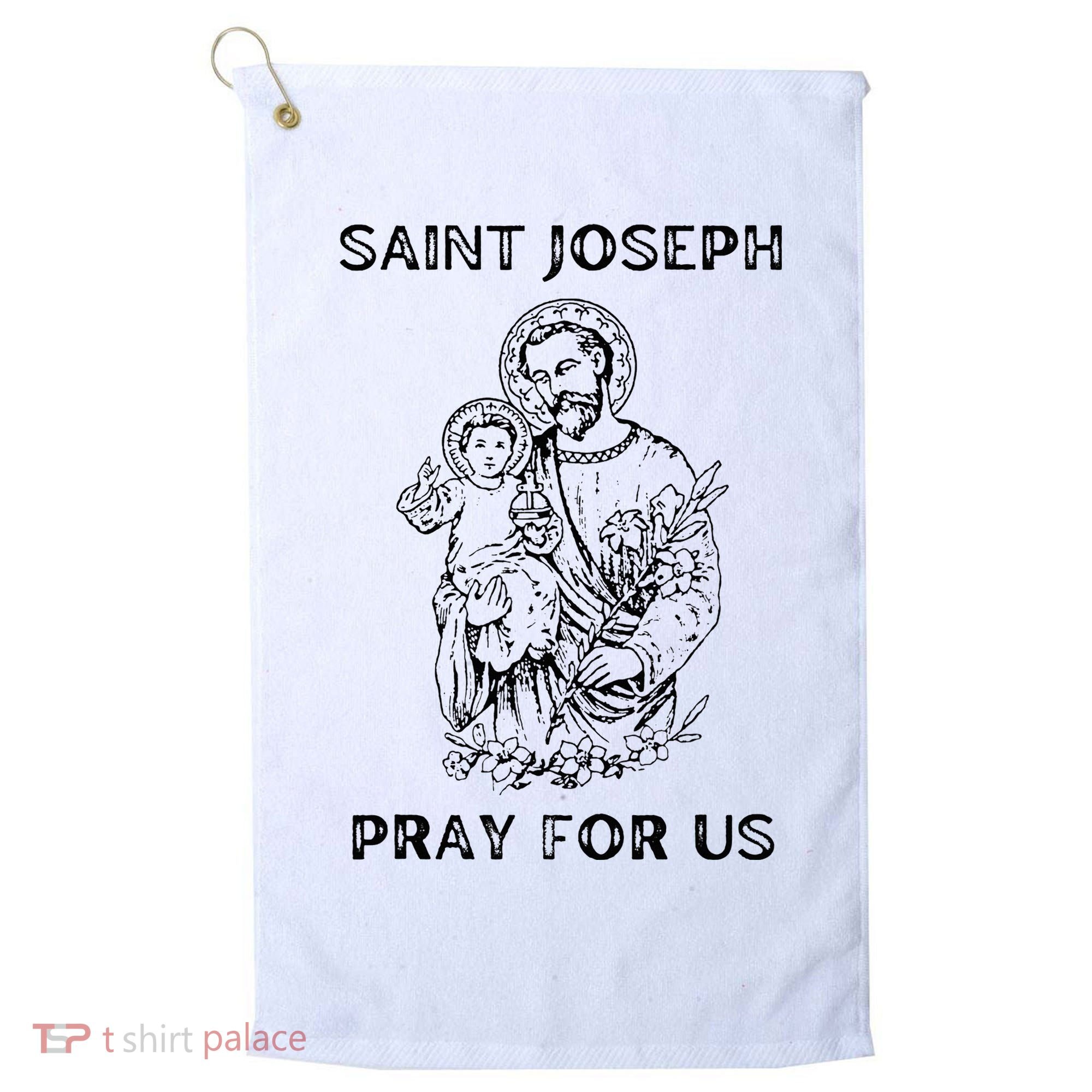 Saint Joseph  All Saints Day St Joseph Catholic Golf Towel