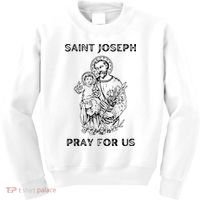 Saint Joseph  All Saints Day St Joseph Catholic Kids Sweatshirt thumb 0