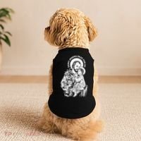St Joseph and Jesus Pray for Us Catholic Saints Doggie Tank thumb 2