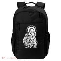 St Joseph and Jesus Pray for Us Catholic Saints Backpack thumb 0