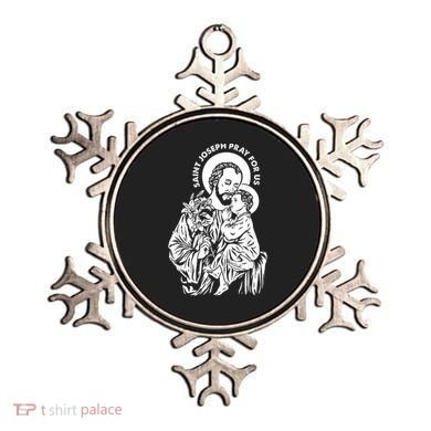 St Joseph and Jesus Pray for Us Catholic Saints Ornament