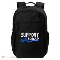 Support Juvenile Arthritis Awareness Squad Ribbon Blue Funny Gift Backpack thumb 0