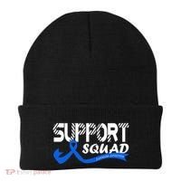 Support Juvenile Arthritis Awareness Squad Ribbon Blue Funny Gift Beanie thumb 0