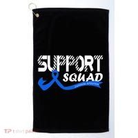 Support Juvenile Arthritis Awareness Squad Ribbon Blue Funny Gift Golf Towel thumb 0