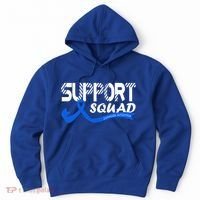 Support Juvenile Arthritis Awareness Squad Ribbon Blue Funny Gift Hoodie thumb 0