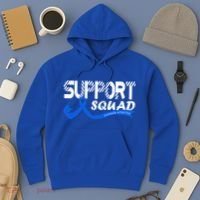 Support Juvenile Arthritis Awareness Squad Ribbon Blue Funny Gift Hoodie thumb 3