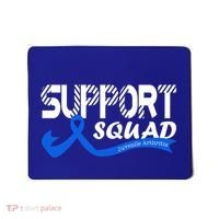 Support Juvenile Arthritis Awareness Squad Ribbon Blue Funny Gift Mousepad thumb 0
