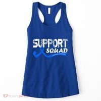 Support Juvenile Arthritis Awareness Squad Ribbon Blue Funny Gift Women's Tank Top thumb 0