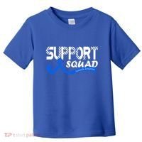 Support Juvenile Arthritis Awareness Squad Ribbon Blue Funny Gift Toddler T-Shirt thumb 0