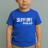 Support Juvenile Arthritis Awareness Squad Ribbon Blue Funny Gift Toddler T-Shirt thumb 2
