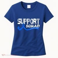 Support Juvenile Arthritis Awareness Squad Ribbon Blue Funny Gift Women's T-Shirt thumb 0