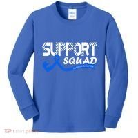 Support Juvenile Arthritis Awareness Squad Ribbon Blue Funny Gift Kids Long Sleeve Shirt thumb 0