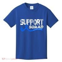 Support Juvenile Arthritis Awareness Squad Ribbon Blue Funny Gift Kids T-Shirt thumb 0