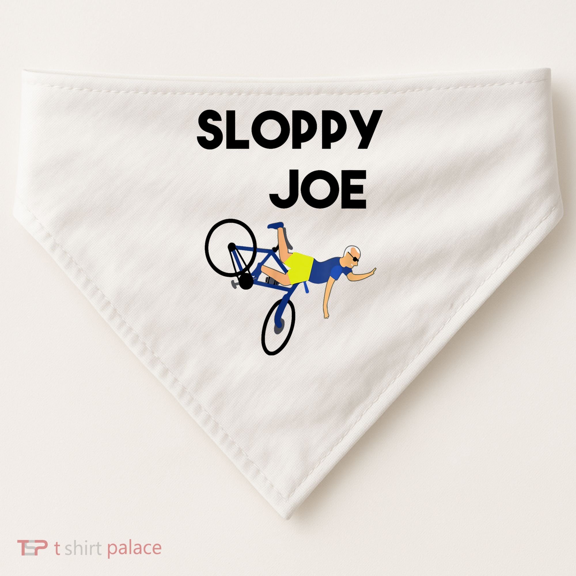 Sloppy Joe Bicycle Funny Sarcastic USA-Made Doggie Bandana