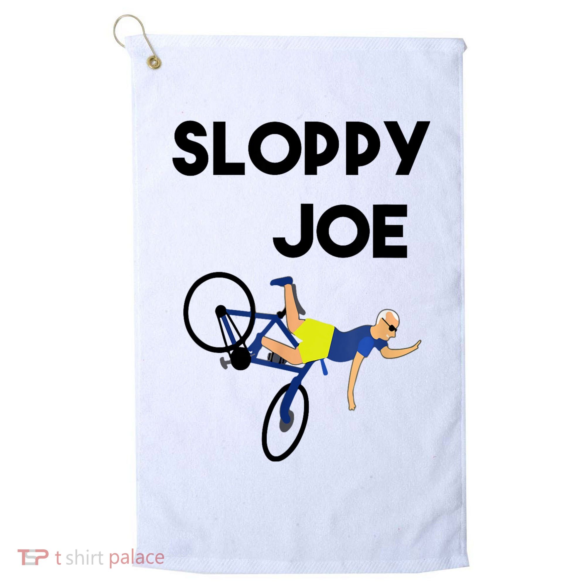 Sloppy Joe Bicycle Funny Sarcastic Golf Towel