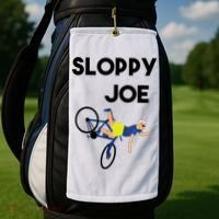 Sloppy Joe Bicycle Funny Sarcastic Golf Towel thumb 2