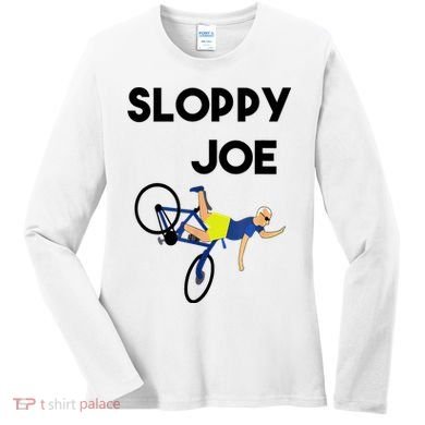Sloppy Joe Bicycle Funny Sarcastic Women's Long Sleeve Shirt
