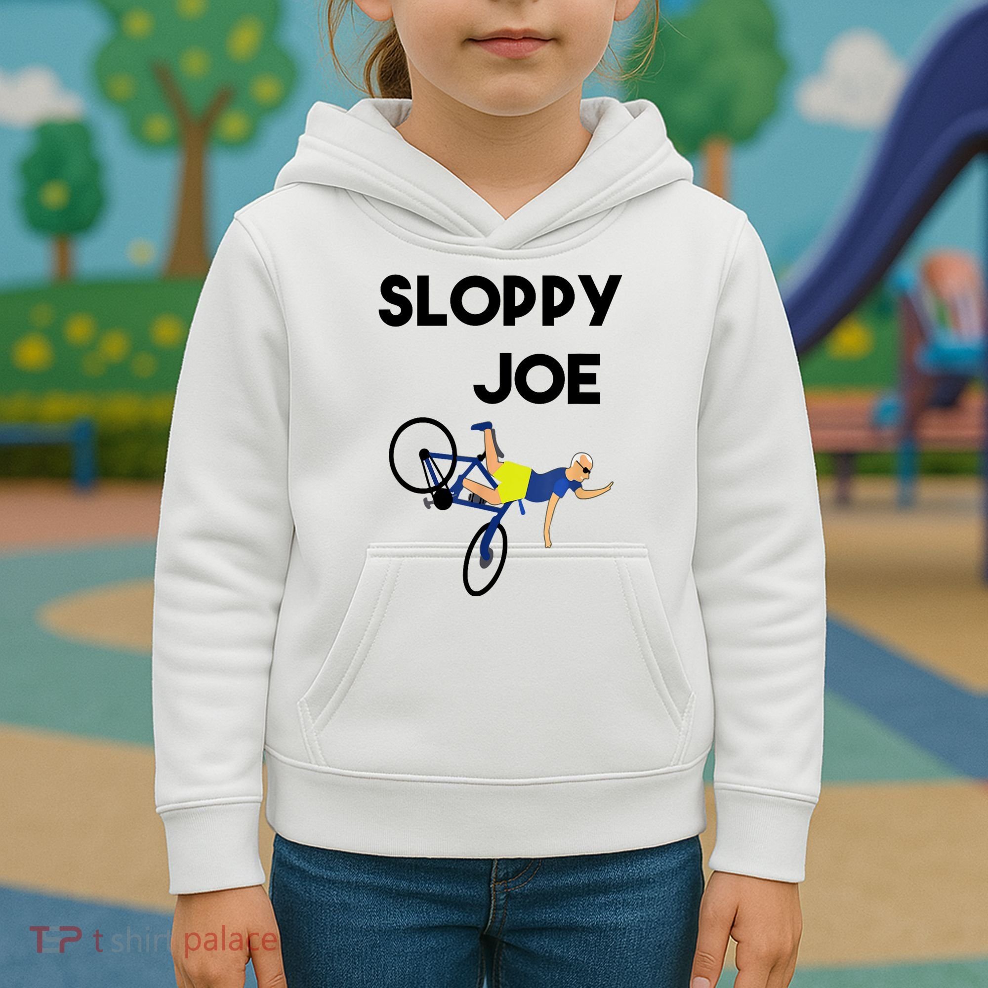 Sloppy Joe Bicycle Funny Sarcastic Kids Hoodie