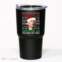 Santa Joe Biden Merry Uh Uh Christmas Ugly Sweater Sweatshirt Tumbler thumb 0