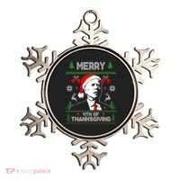 Santa Joe Biden Merry Thanksgiving Ugly Christmas Sweater Sweatshirt Ornament thumb 0
