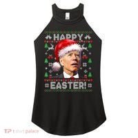 Santa Joe Biden Happy Easter Ugly Christmas Sweater Women's Perfect Tri Rocker Tank thumb 0