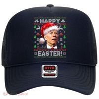 Santa Joe Biden Happy Easter Ugly Christmas Sweater Hat thumb 0