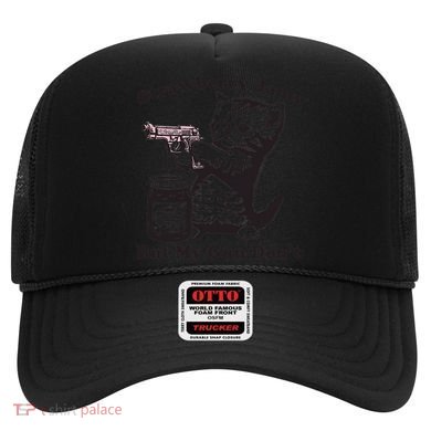 Strawberry Jams But My Gun Dont Funny Cat Gift Hat