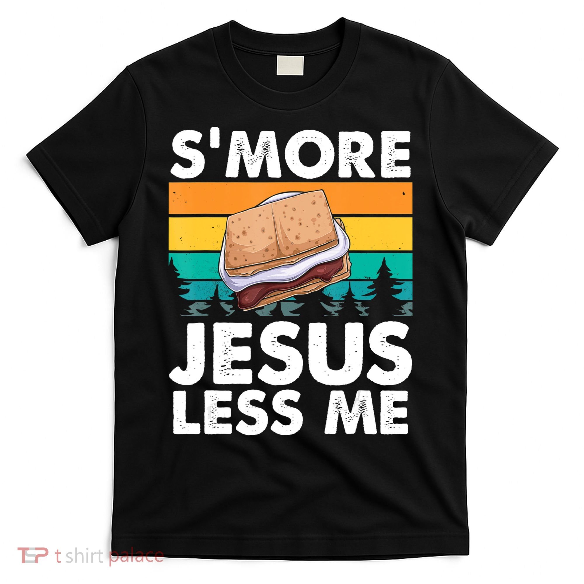 S'more Jesus Christianity Lover Jesus Teachings Camper T-Shirt