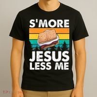 S'more Jesus Christianity Lover Jesus Teachings Camper T-Shirt thumb 3