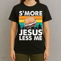 S'more Jesus Christianity Lover Jesus Teachings Camper T-Shirt thumb 4