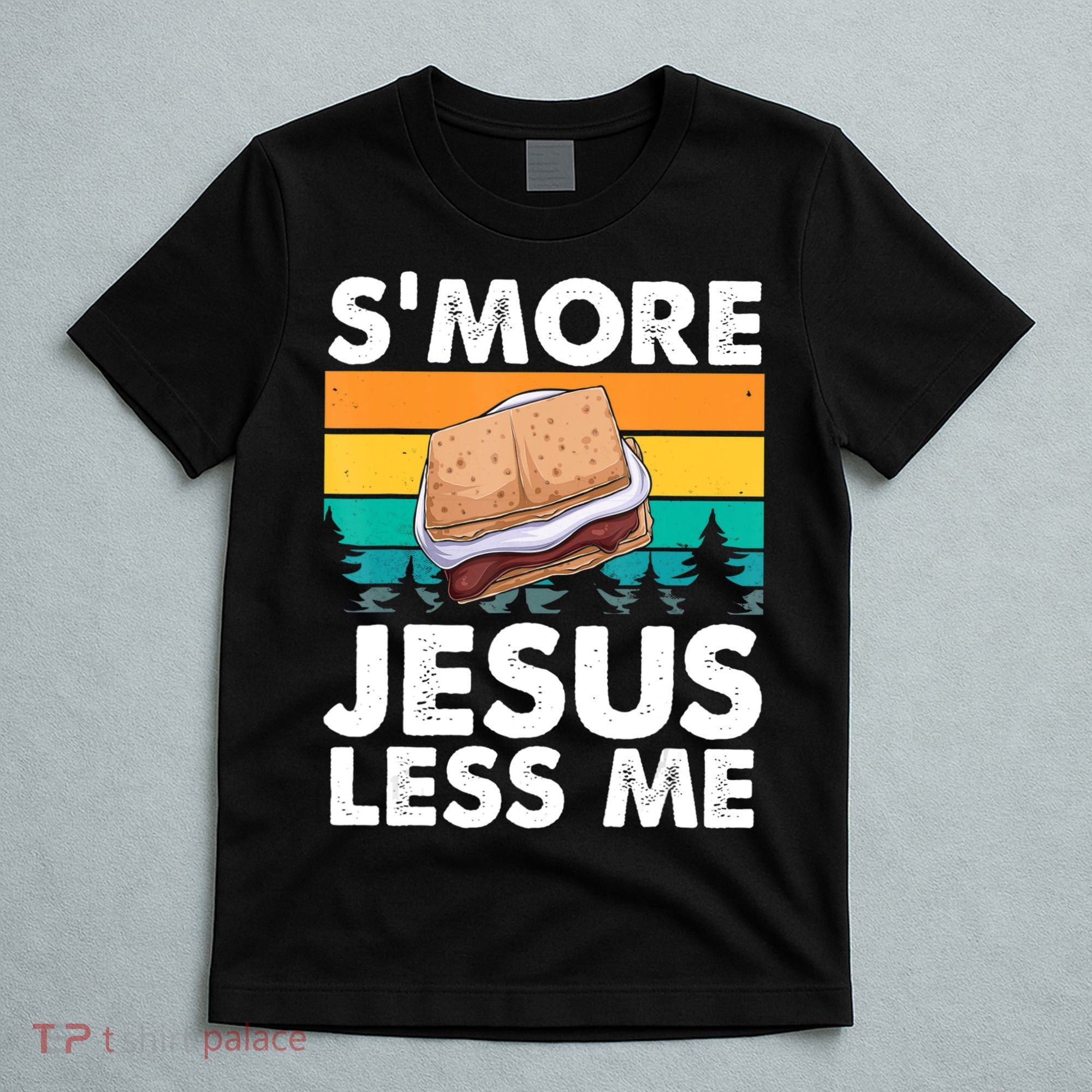 S'more Jesus Christianity Lover Jesus Teachings Camper T-Shirt