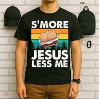 S'more Jesus Christianity Lover Jesus Teachings Camper T-Shirt thumb 6