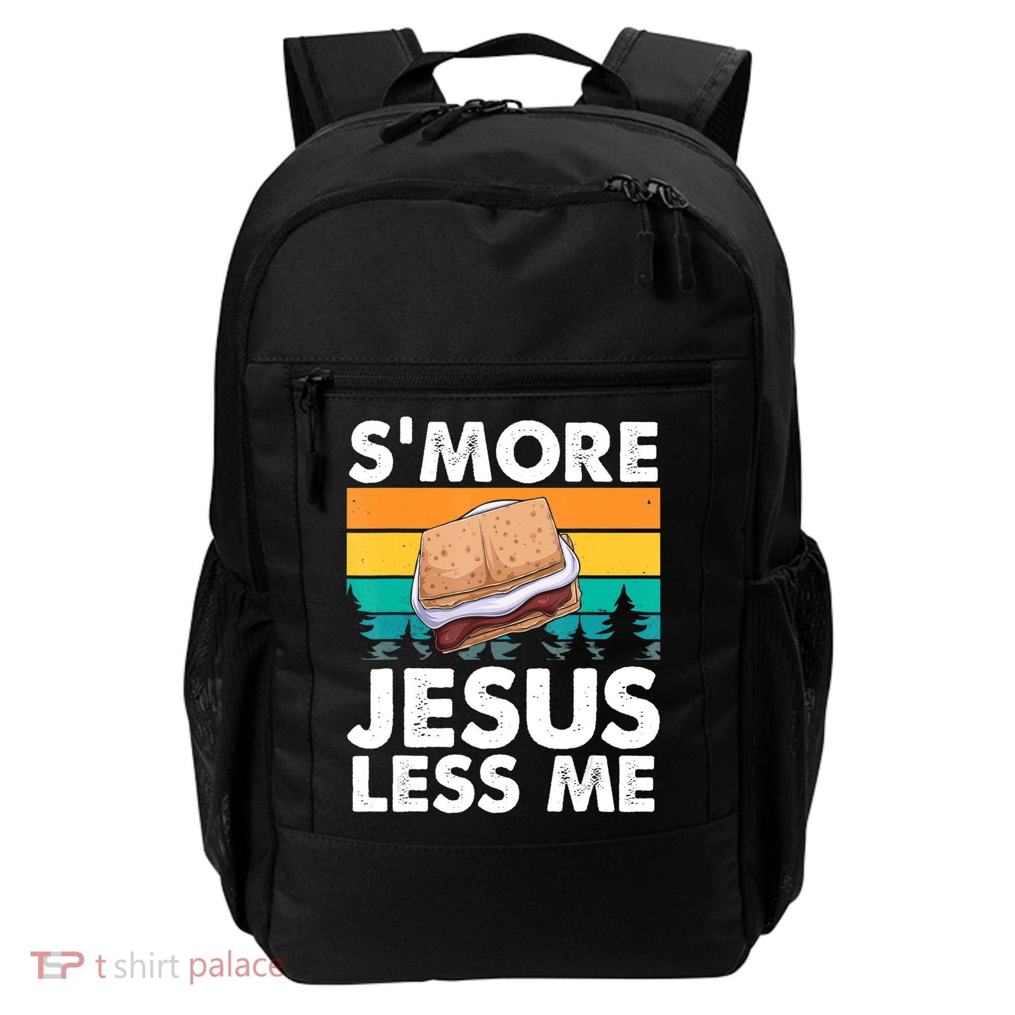 S'more Jesus Christianity Lover Jesus Teachings Camper Backpack