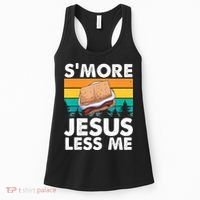 S'more Jesus Christianity Lover Jesus Teachings Camper Women's Tank Top thumb 0