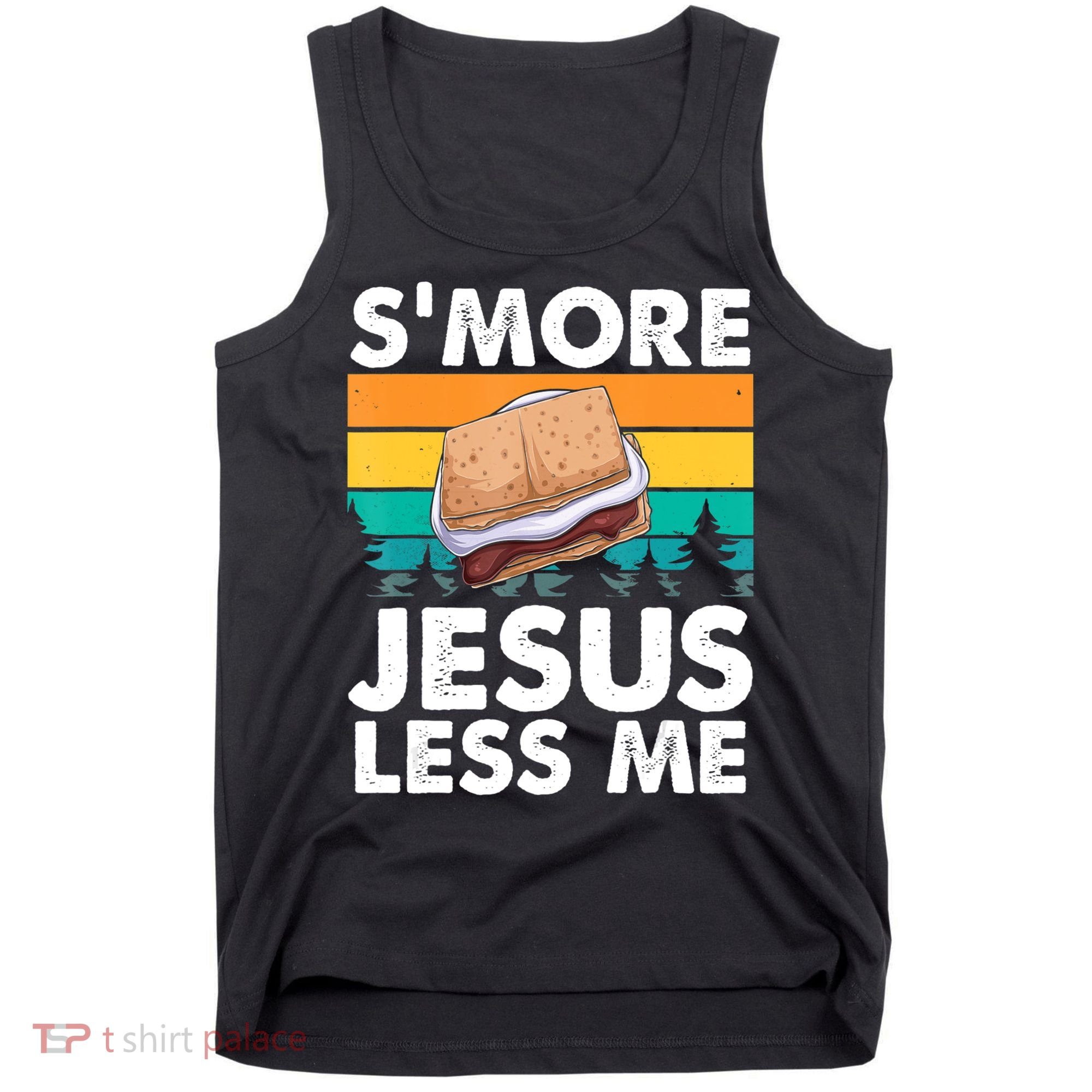 S'more Jesus Christianity Lover Jesus Teachings Camper Tank Top