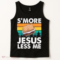S'more Jesus Christianity Lover Jesus Teachings Camper Tank Top thumb 2