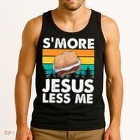 S'more Jesus Christianity Lover Jesus Teachings Camper Tank Top thumb 3