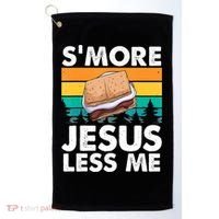 S'more Jesus Christianity Lover Jesus Teachings Camper Golf Towel thumb 0