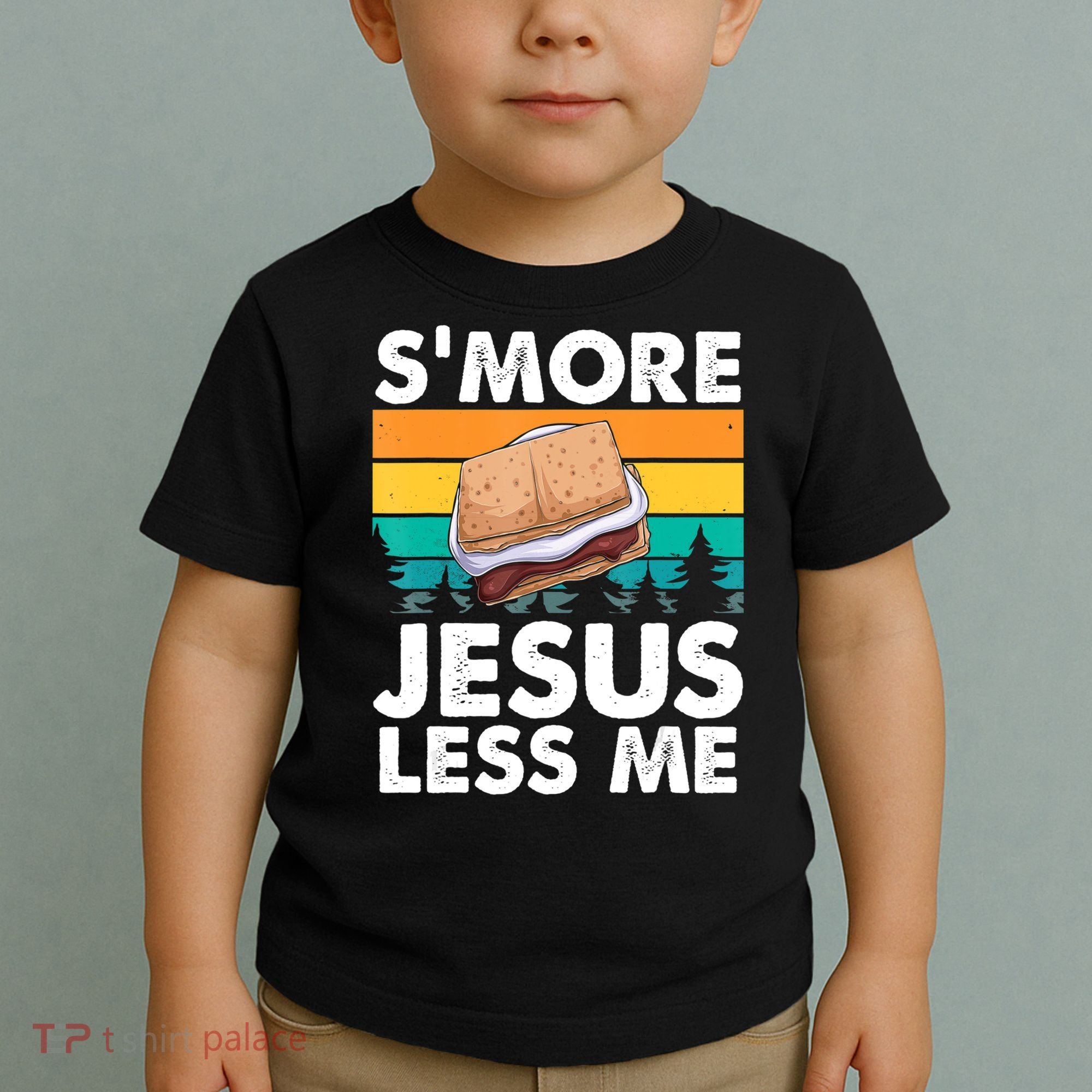 S'more Jesus Christianity Lover Jesus Teachings Camper Toddler T-Shirt