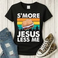 S'more Jesus Christianity Lover Jesus Teachings Camper Women's T-Shirt thumb 3