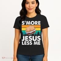 S'more Jesus Christianity Lover Jesus Teachings Camper Women's T-Shirt thumb 4