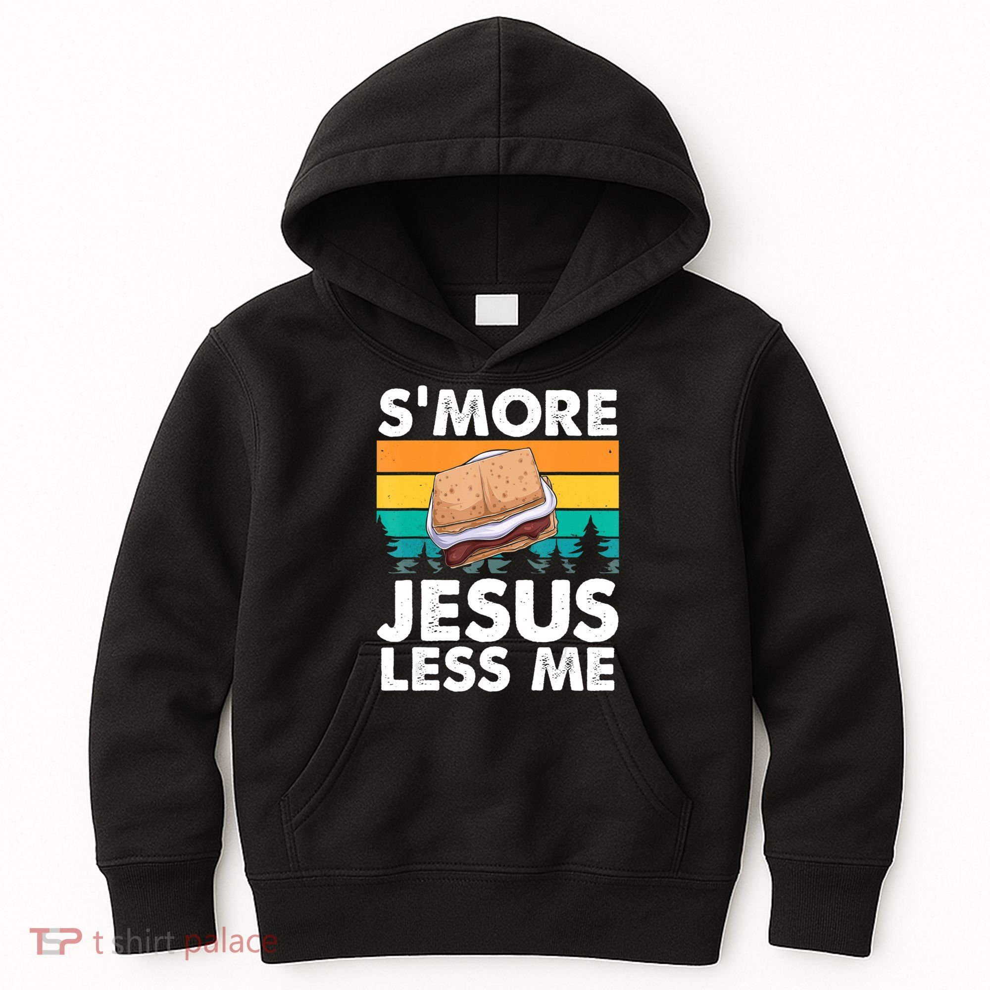 S'more Jesus Christianity Lover Jesus Teachings Camper Kids Hoodie