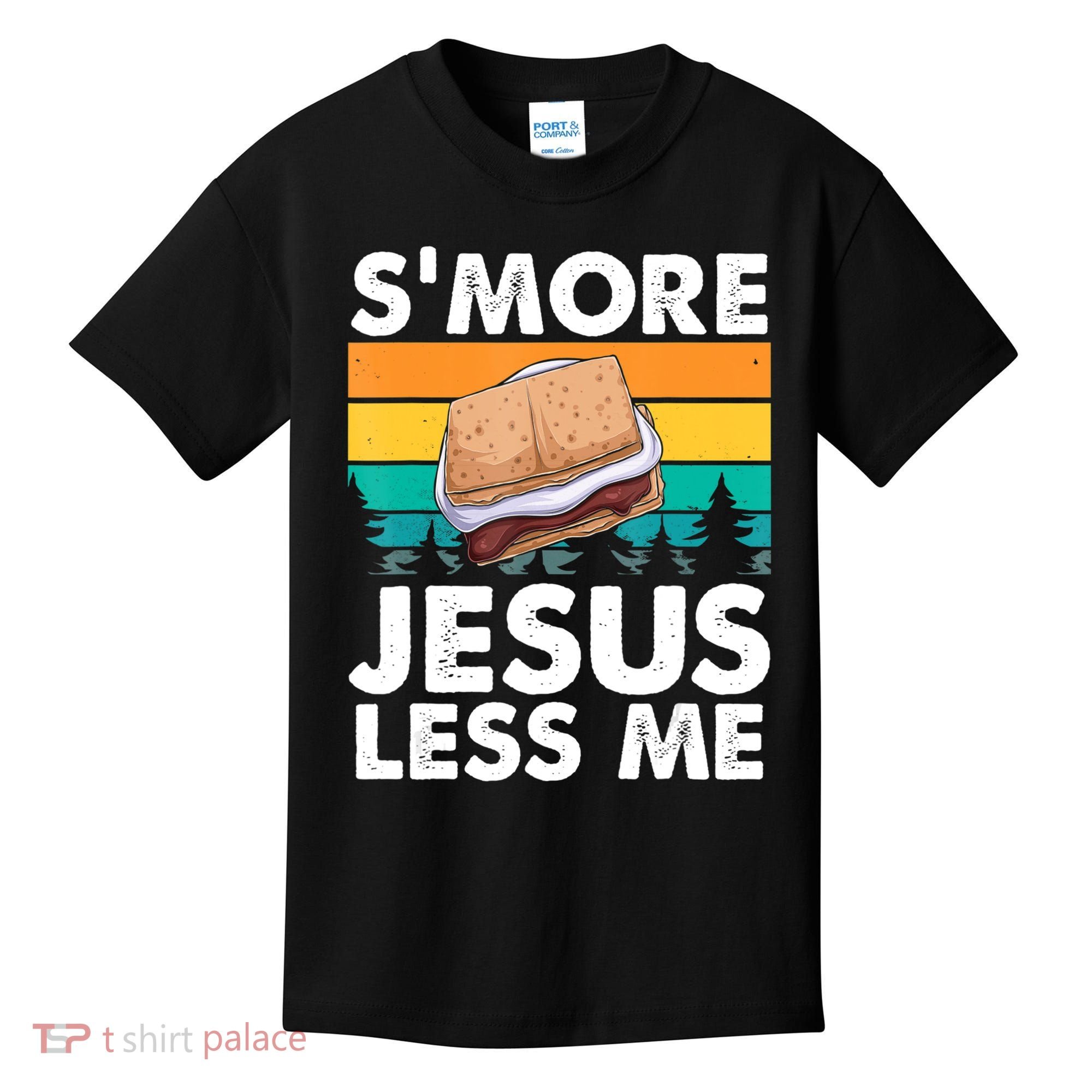 S'more Jesus Christianity Lover Jesus Teachings Camper Kids T-Shirt