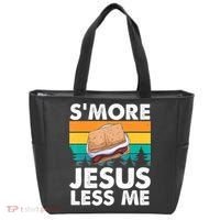 S'more Jesus Christianity Lover Jesus Teachings Camper Tote Bag thumb 0