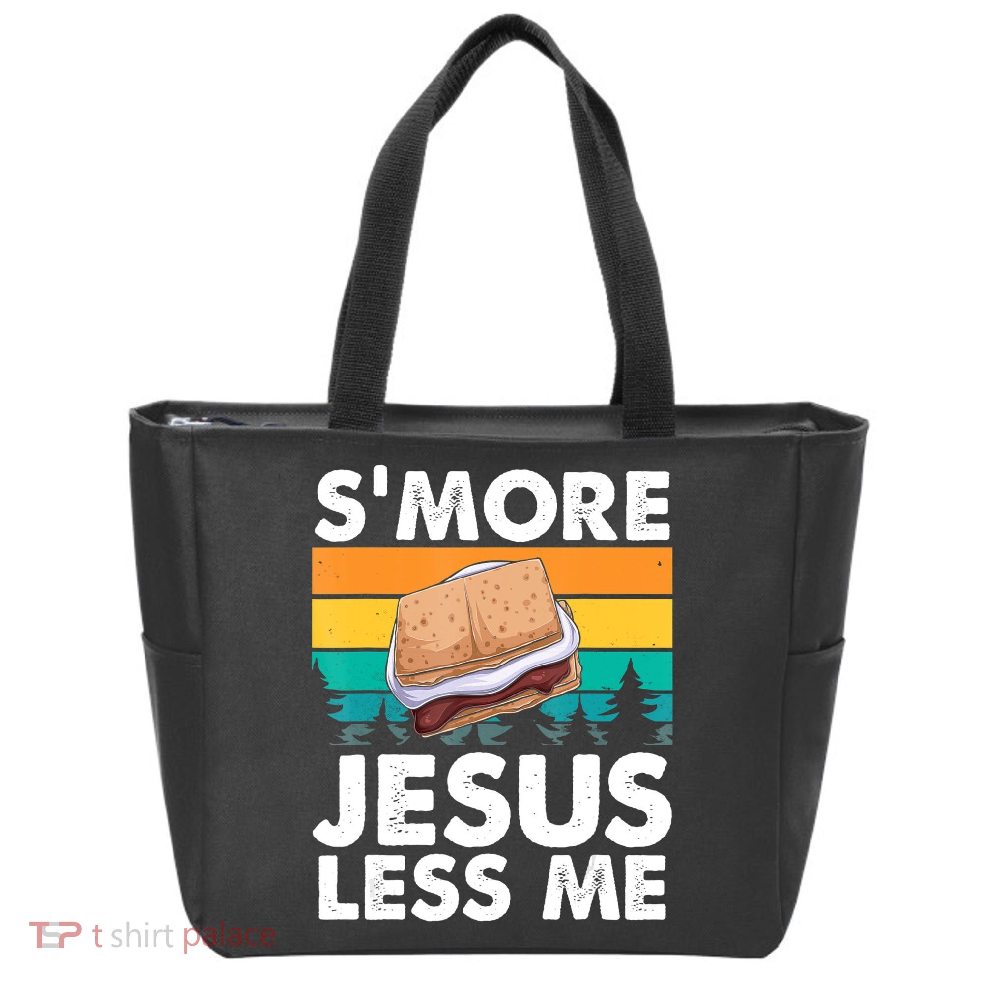 S'more Jesus Christianity Lover Jesus Teachings Camper Tote Bag