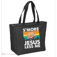 S'more Jesus Christianity Lover Jesus Teachings Camper Tote Bag thumb 2