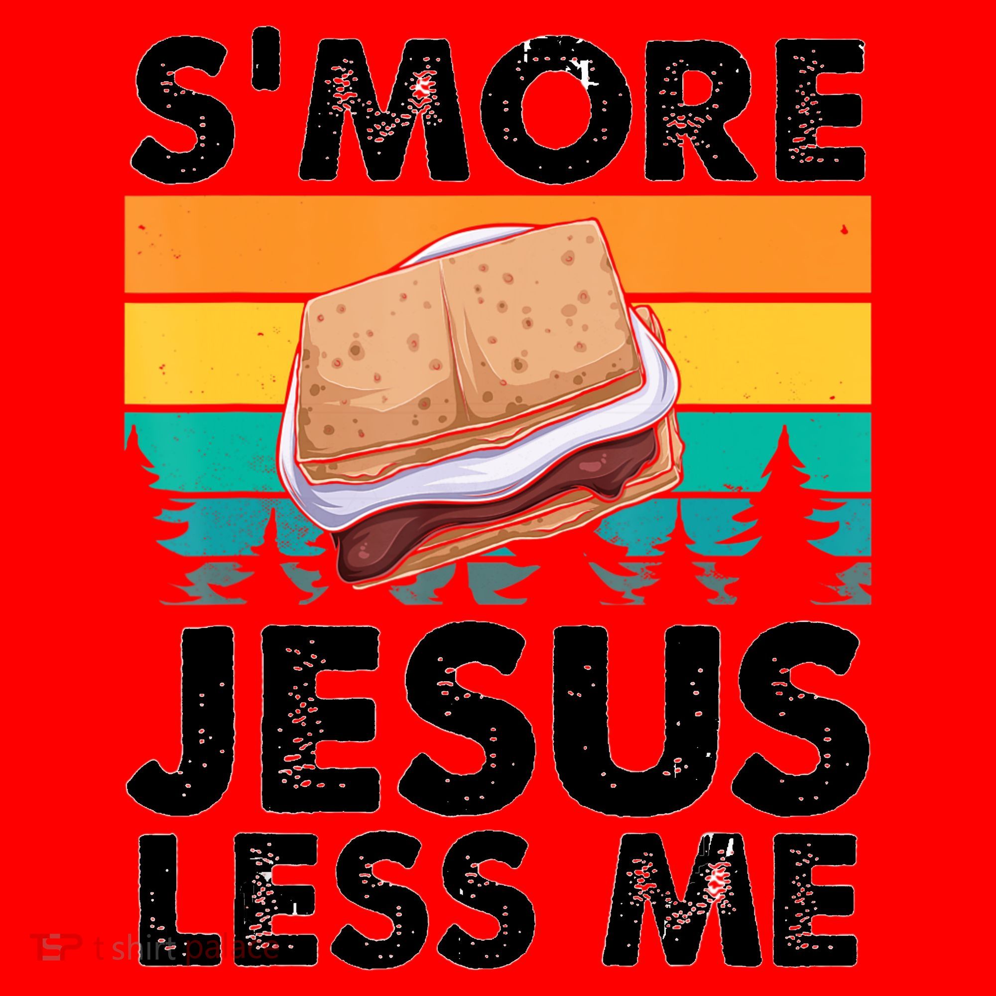 S'more Jesus Christianity Lover Jesus Teachings Camper Santa Hat
