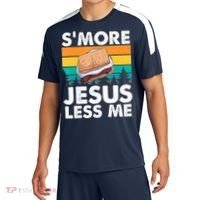 S'more Jesus Christianity Lover Jesus Teachings Camper Sport-Tek Competitor United Soccer Jersey thumb 0