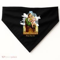 Saint Joseph Catholic Church St. Joseph With Infant Jesus USA-Made Doggie Bandana thumb 0