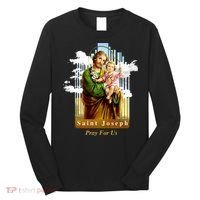 Saint Joseph Catholic Church St. Joseph With Infant Jesus Long Sleeve Shirt thumb 0